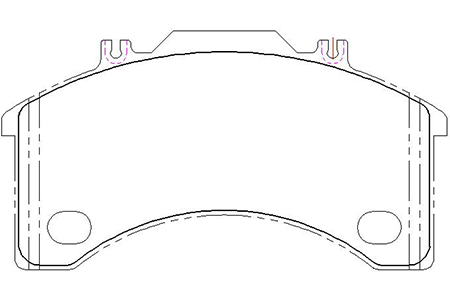 BY-8004依維柯剎車(chē)片