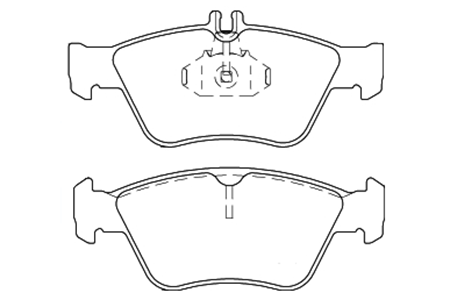 BY-1001奔馳C系列 CLK系列 E系列剎車片