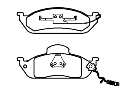 BY-1003奔馳W163剎車片