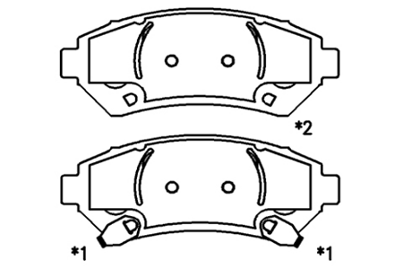 BY-5001別克世紀(jì) 別克GL8 老君威剎車(chē)片