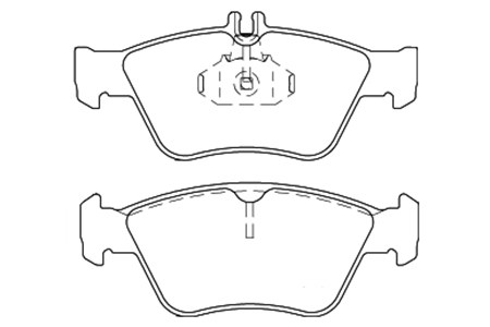 BY-1001奔馳C系列 CLK系列 E系列剎車片