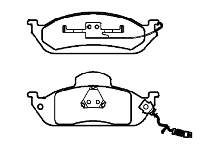 BY-1003奔馳W163剎車片